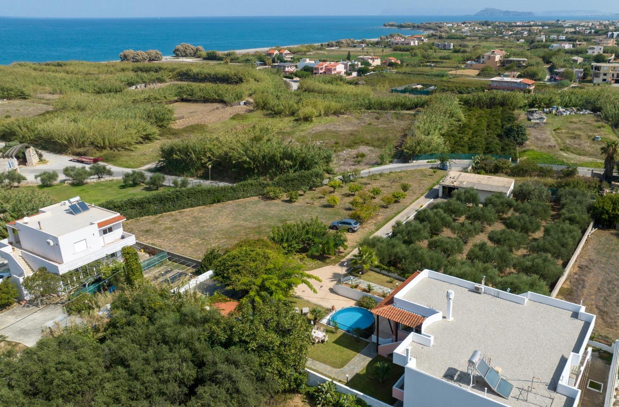 Villa Eleni 100M From The Sea Rapanianá Екстериор снимка