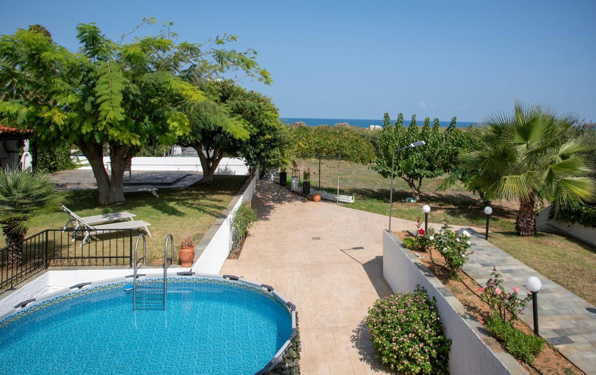 Villa Eleni 100M From The Sea Rapanianá Екстериор снимка